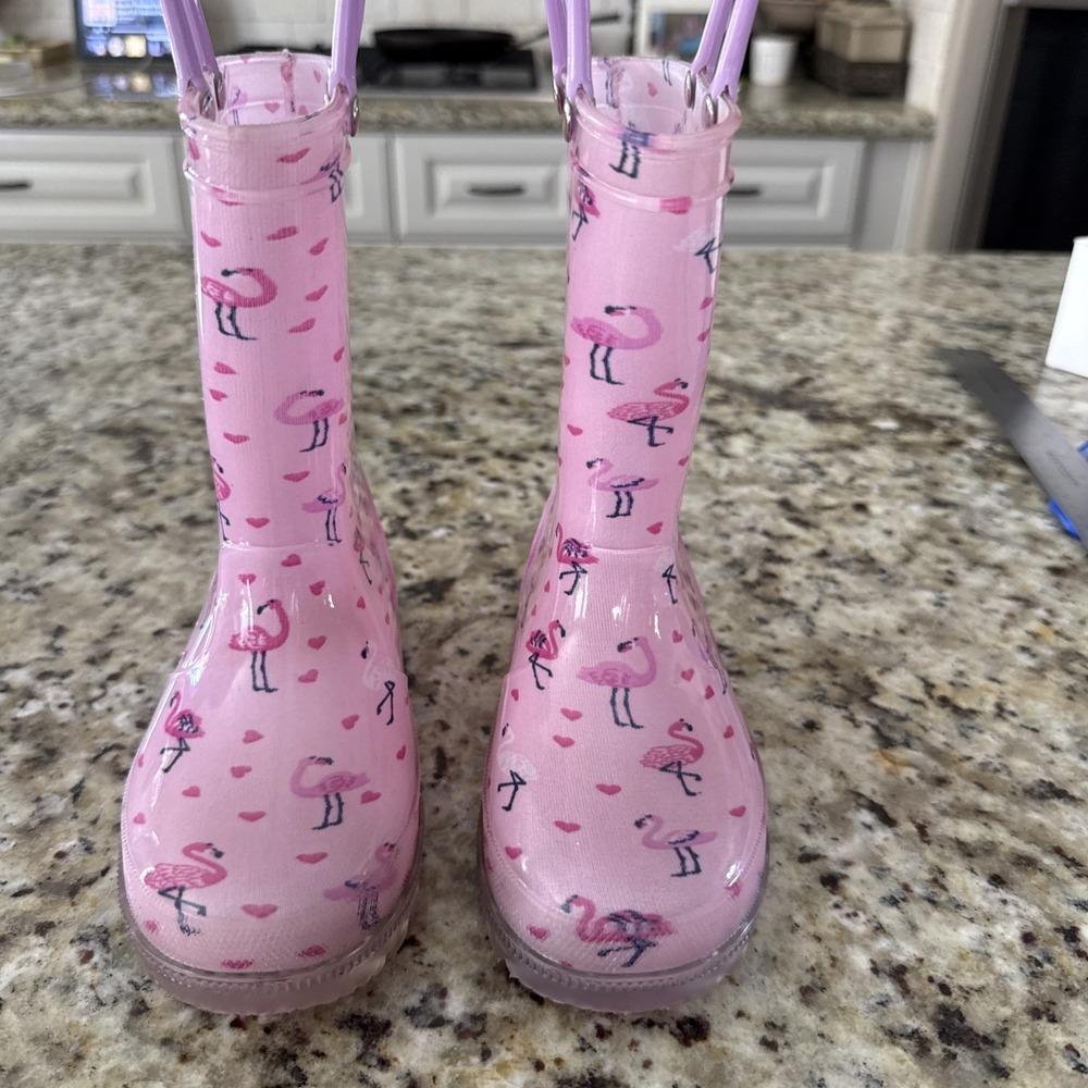 Rain Boots Youth, Size‎ 12 Pull-Up Handles 4104 boots light up when you stomp